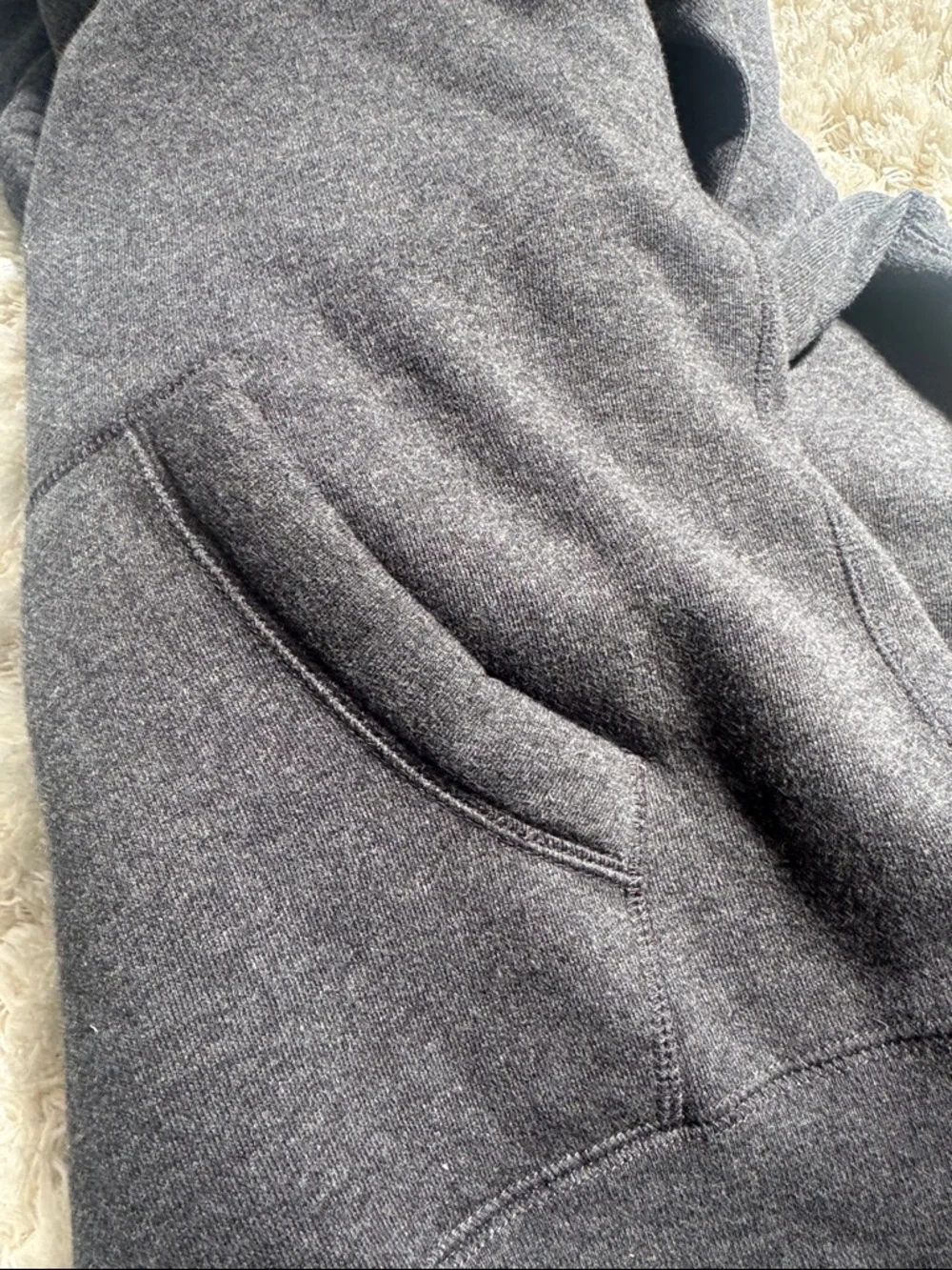 Men's Burberry Charcoal Gray Hooded Sweatshirt - Picture 6 of 8